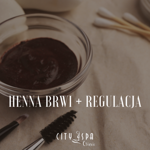 Henna brwi + regulacja